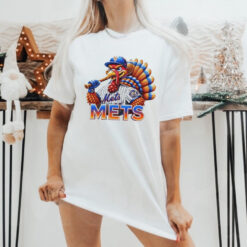 Happy Thanksgiving New York Mets Baseball Turkey 2024 Shirt