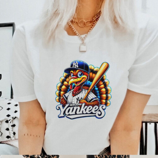 Happy Thanksgiving New York Yankees baseball Turkey shirt