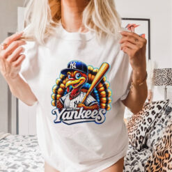 Happy Thanksgiving New York Yankees baseball Turkey shirt