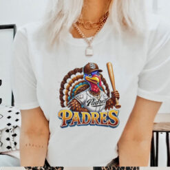 Happy Thanksgiving San Diego Padres Baseball Turkey 2024 Shirt