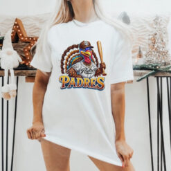 Happy Thanksgiving San Diego Padres Baseball Turkey 2024 Shirt