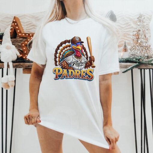 Happy Thanksgiving San Diego Padres Baseball Turkey 2024 Shirt