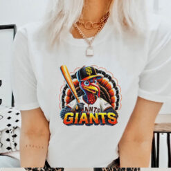 Happy Thanksgiving San Francisco baseball Turkey shirt