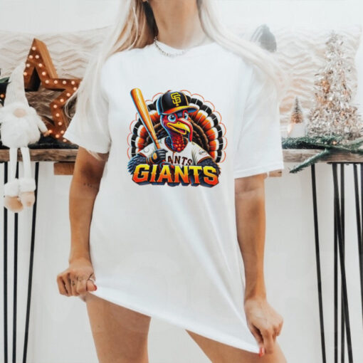 Happy Thanksgiving San Francisco baseball Turkey shirt