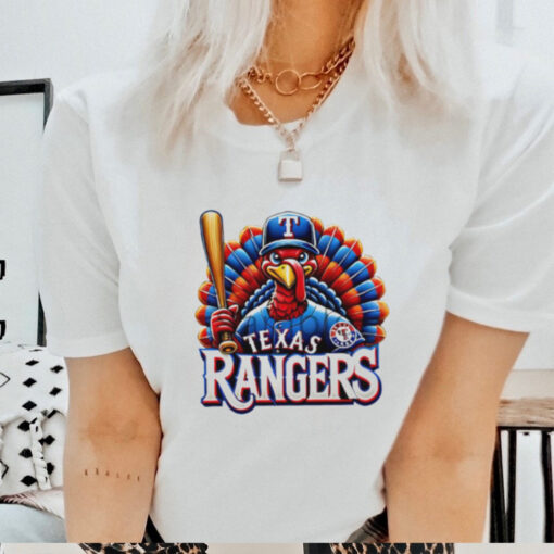 Happy Thanksgiving Texas Rangers baseball Turkey shirt