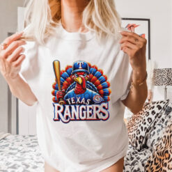 Happy Thanksgiving Texas Rangers baseball Turkey shirt