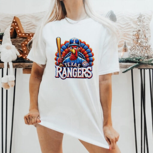 Happy Thanksgiving Texas Rangers baseball Turkey shirt