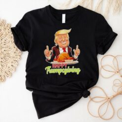 Happy Trumpsgiving Donald Trump Dinner With Turkey Cute shirt