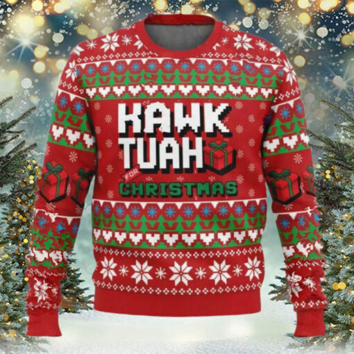 Hawk Tuah For Christmas Ugly Christmas Sweater