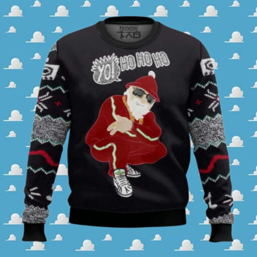 Hip hop Santa Christmas Ugly Sweater