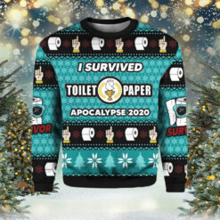 I Survived Toilet Paper Apocalypse 2020 Christmas Ugly Sweater