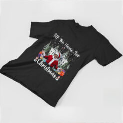 I_ll Be Home For Christmas Funny Santa Claus Trump 2024 T Shirt