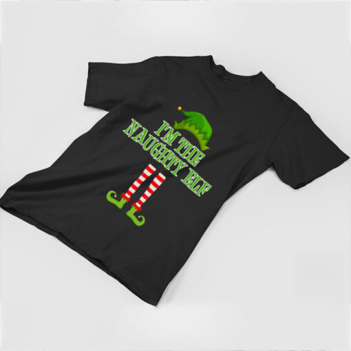 I_m The Naughty Elf Matching Family Christmas Toddler Fine Jersey T Shirt