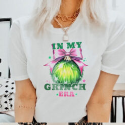 In my Grinch Era Christmas ball shirt