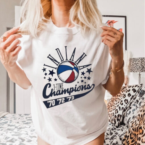 Indiana Pacers 3 time champions 70 72 73 shirt