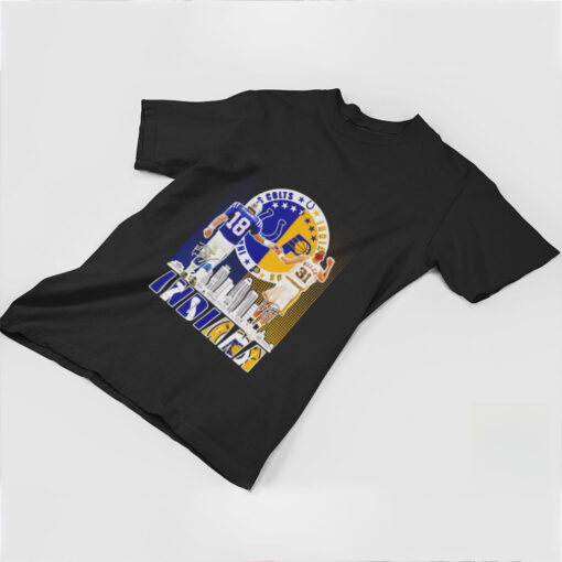 Indianapolis Colts Peyton Manning x Indiana Pacers Reggie Miller shirt