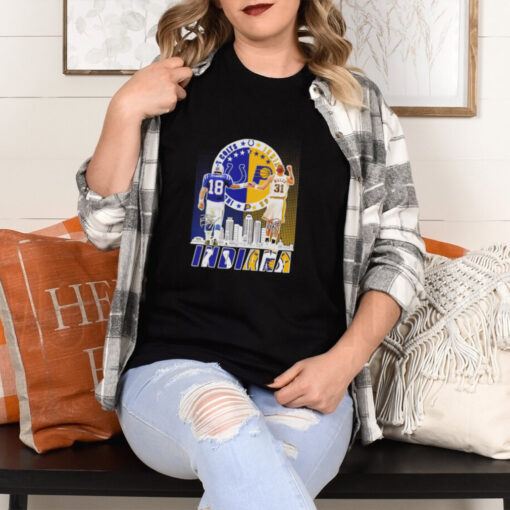 Indianapolis Colts Peyton Manning x Indiana Pacers Reggie Miller shirt