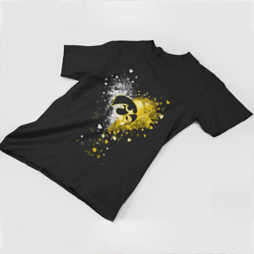 Iowa Hawkeyes Crystal Heart Shirt