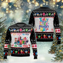 Its Okay To Feel All The Feels Inside Out Ugly Christmas Sweater