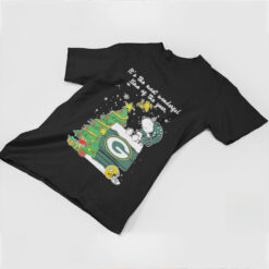 It’s The Most Wonderful Time Of The Years Peanuts And Friends X Green Bay Packers Merry Christmas Shirt