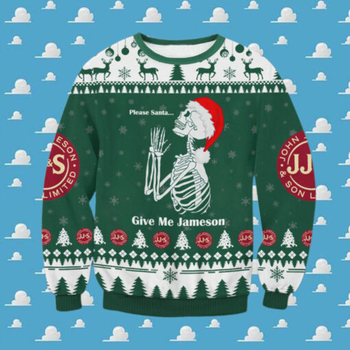 Jameson Please Santa Ugly Sweater