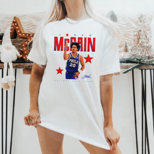 Jared Mccain Philadelphia 76ers signature fuck you shirt