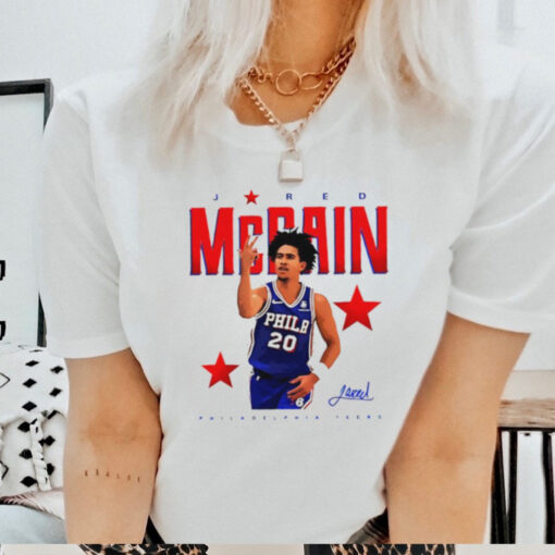 Jared Mccain Philadelphia 76ers signature fuck you shirt