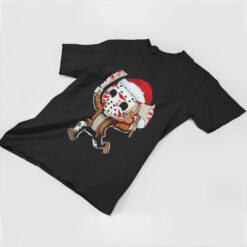 Jason Myers Friday The 13th Santa Merry Christmas Tee Shirt