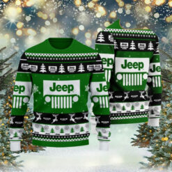 Jeep 2024 Christmas Green Ugly Sweater