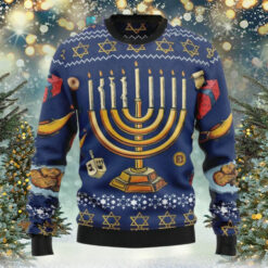 Jewish Hanukkah Holiday Ugly Christmas Sweater