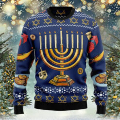 Jewish Hanukkah Ugly Christmas Sweater