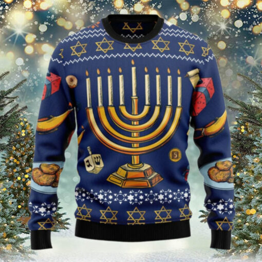 Jewish Hanukkah Ugly Christmas Sweater