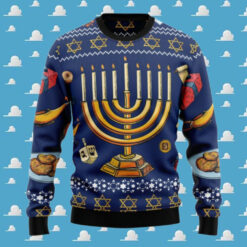 Jewish Hanukkah Ugly Christmas Sweater