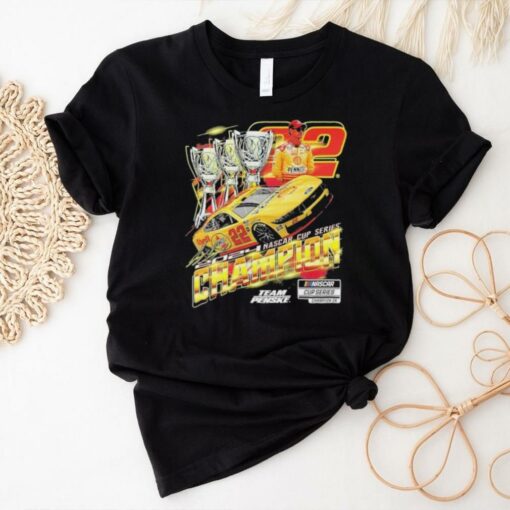 Joey Logano Team Penske Three Time NASCAR Cup Series Champion Car T Shirts