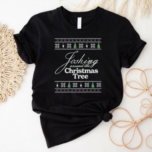 Joshing around the Christmas tree shirt