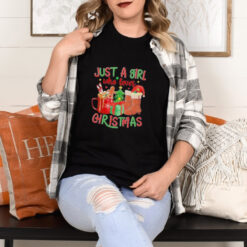 Just A Girl Who Loves Christmas Shirt