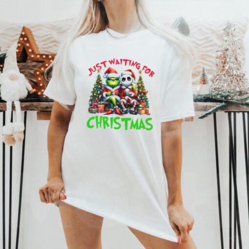 Just Waiting For Christmas, Funny Grinch Shirt, Grinch Shirt