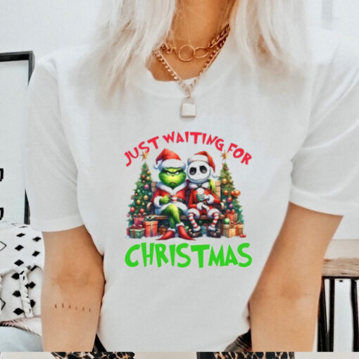 Just Waiting For Christmas, Funny Grinch Shirt, Grinch Shirt