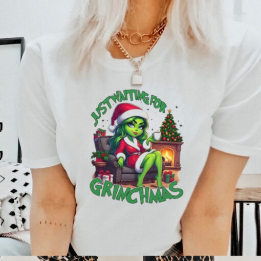 Just Waiting For Grinchmas, Funny Grinch Shirt, Grinch Shirts