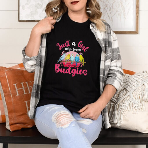 Just a girl who loves Budgerigar vintage shirt