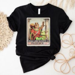 Justice Tarot Card Justice For Squirrel Tarot Card T Shirt