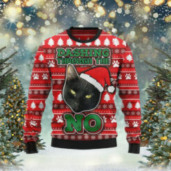 Black Cat Ugly Christmas Sweater