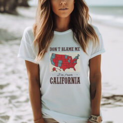 Kamala 2028 election results map don’t blame me I’m from California shirt