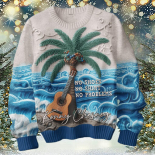 Kenny Chesney Christmas No Shoes No Shirt No Problems Ugly Sweater