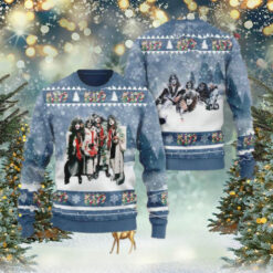 Kiss Band Chirstmas Gifts 2024 For Family And Friends Ugly Sweater