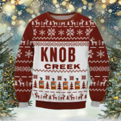 Knob Creek For Christmas Gifts Ugly Xmas Wool Knitted Sweater