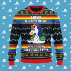 LGBT Unicorn Sweater Christmas Ugly