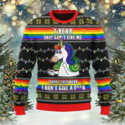 LGBT Unicorn Sweater Christmas Ugly