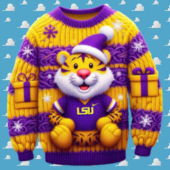 LSU Tigers Christmas Present For Tigers Ugly Sweater