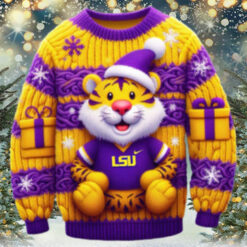 LSU Tigers Christmas Present For Tigers Ugly Sweater